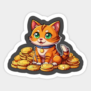 Crypto Cat Sticker